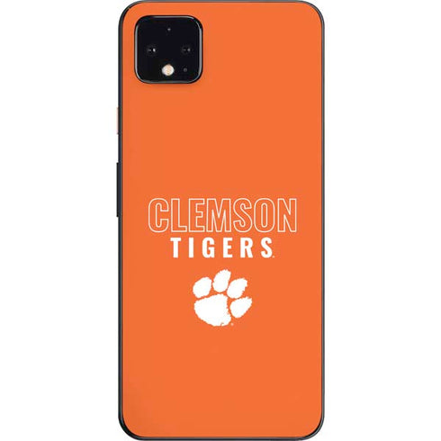 Clemson University Tigers Logo Google Pixel 4 XL Skin